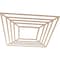 Ekena Millwork Raven Wood Fretwork Pierced Ceiling Medallion, Alder, 34"OD x 12 1/2"ID x 1/4"T CMWP34X34X0250RAAL - alternate 5